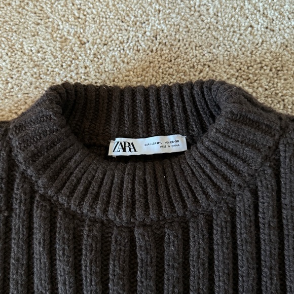 Zara Brown & Cream Sweater - Picture 9 of 14
